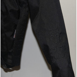 Black Jacket with Grey Dinatic 3" Strip across Chest & Back