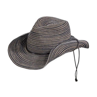 Ocean Road Straw Hats by Outback 15147 Black