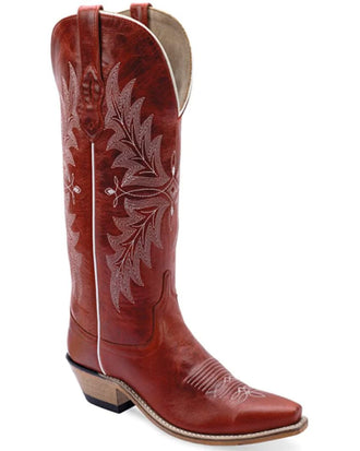 Old West Women's Tall Western Boots - Snip Toe TS1551