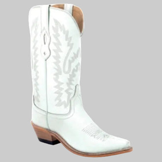 Ladies Old West White Boot LF1631