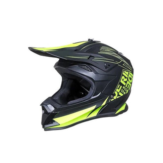 Motorcross Adult Helmet 166 Neon Green & Black