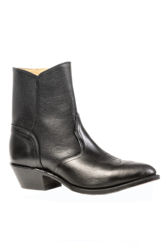 Black Medium cowboy Toe Western Dress Boot-1863 Boulet