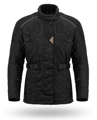 Men's Textile Touring Rhyno Jacket Black Armoured/Scotchlite Reflective