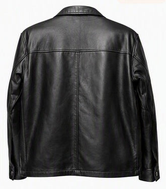 Casual Lamb Leather Jacket Brown or Black 2009