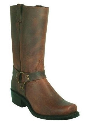 Men's Old Town Brown Broad Square Toe Riding Boot BOULET 2131
