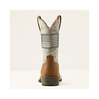 MNS Sport Patriot Wide Square Toe Cowboy Boot 10023359
