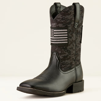 MNS Sport Patriot Wide Square Toe Cowboy Boot 23361 D