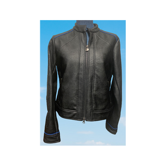 Outback Leather Jacket Embroidered Sleeves Reference: 2461-OB