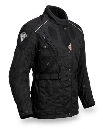 Men's Textile Touring Rhyno Jacket Black Armoured/Scotchlite Reflective