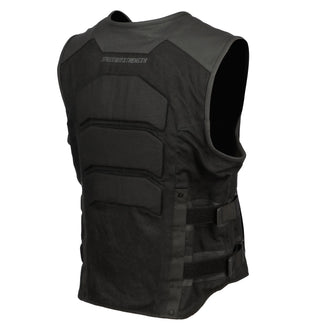 True Grit 2.0 Motorcycle Vest Speed & Strength Men's Black