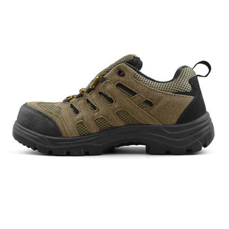 Tiger Men's Safety Shoes Steel Toe Lightweight CSA Approved Suede Leather Work Shoes 3111