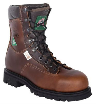 Canada West 34313 Waterproof Steel-Toe Pecan Tumbled Lace Work Boots CSA Grade 1