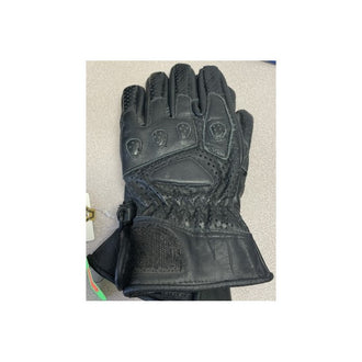 LK's Black Leather Riding Glove