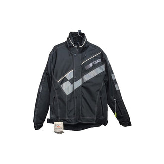 Men's Snow Rider Racing Black/Silver LK Jacket