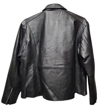Woman's Leather Jacket with Collar 4654NB