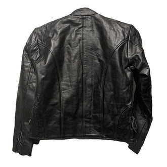 Ladies' Studded Cruiser Leather Jacket L4729