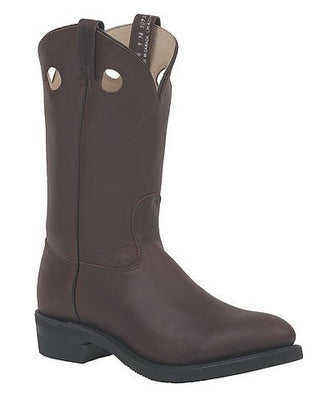 Canada West 5060 Plain-Toe Work Western Boots - Walnut