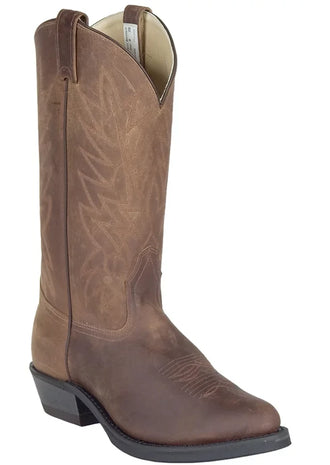 Men's Canada West Brown Medium Round Toe 5066 Western Boot