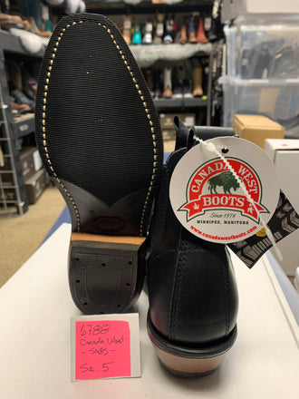 Ladies 6788 Black Loggertan Canada West® Romeos - Sub Standards