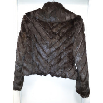 Ladies Chocolate Brown Winter Fur Jacket