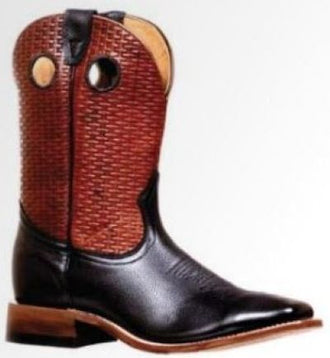 Men's Boulet - Canestro Cognac Wide square Toe Boot 7734