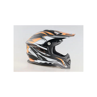 Moto Cross Junior Helmet - Black/Orange