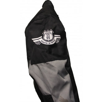 Textile Jacket, Route 66 Edition, Men's Black & Grey Textile