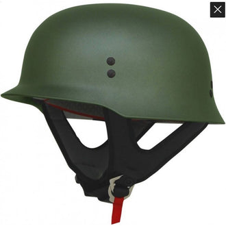 GERMAN STYLE SOLID HALF FACE HELMET