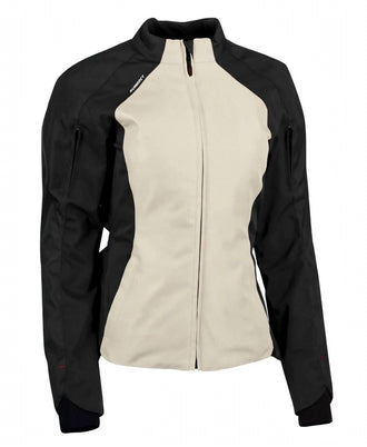 Aurora 2.0 Women's Jacket by Joe Rocket; Bone/Black