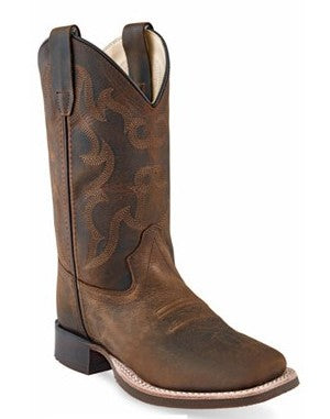 Old West Children's & Youth's Broad Square Toe Boots BSC 1909