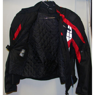 CO-9 Red/Black Textile Armored Jacket w/Hi-Viz