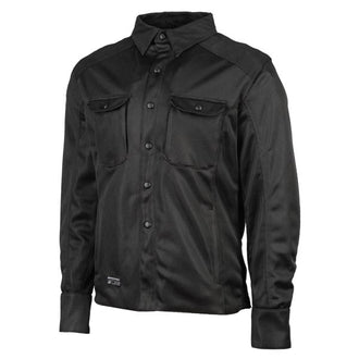 Call To Arms™ Armoured Black Moto Shirt