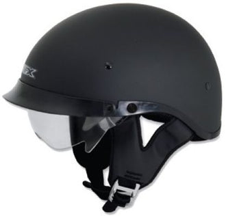 FX200 matte Half helmet with face shield