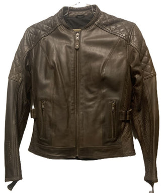 Ladies Leather Motto Jacket 997-ST
