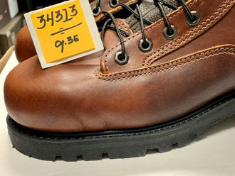 Canada West 34313 Waterproof Steel-Toe Pecan Tumbled Lace Work Boots CSA Grade 1
