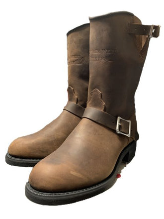 Men's Canada West 5085 Crazy Horse Brown Engineer Bike Boot
