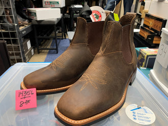 Canada West "Substandard" Size 8 Men's Romeo Dirty Brown Crazy Horse 14356