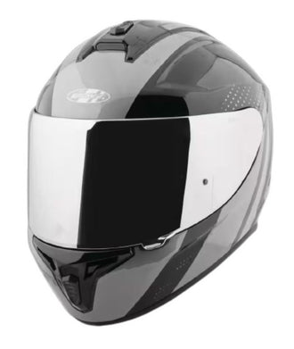 Joe Rocket RKT 8 Velocity Series pen Face Helmet, Black/Silver
