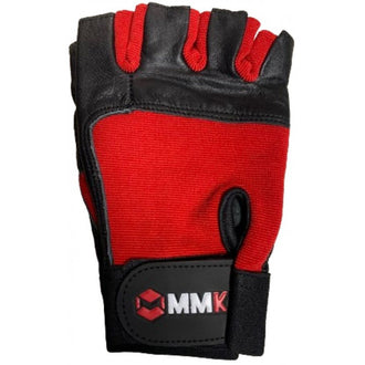 MMK Fingerless Mesh Gloves, Blue, Red and Black