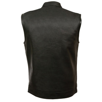 Club Vest with Snap/ zip MV 316- Black Lining