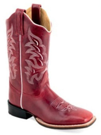 Ladies Old West Red Boot 18176