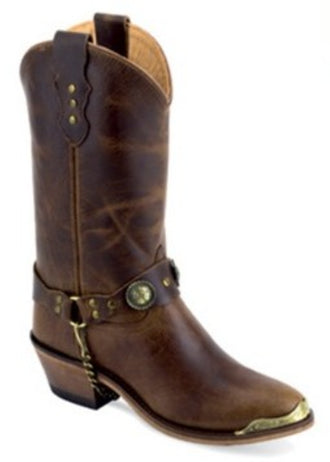 Ladies Old West White Boot OW2050L