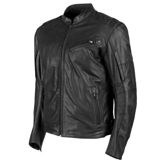POWERGLIDE Joe Rocket Mens Leather Jacket Black