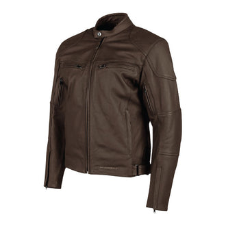 RASP Leather Joe Rocket Mens Jacket - BROWN