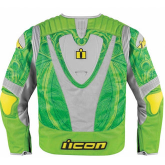 Icon Overlord Sportbike SB1 Mesh Motorcycle Jacket Green