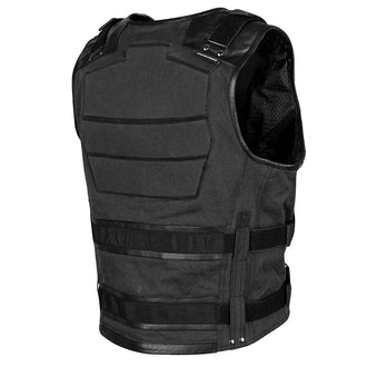 True Grit Motorcycle Vest Speed & Strength Men's Black