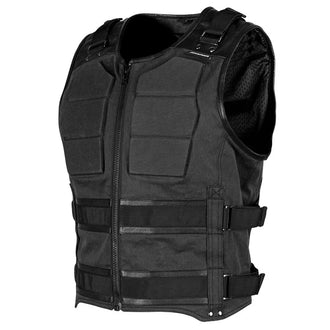 True Grit Motorcycle Vest Speed & Strength Men's Black