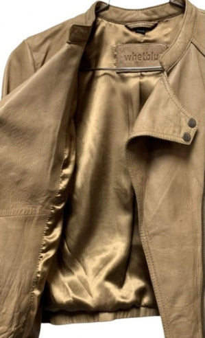 "whetblu" LADIES FASHION JACKET WBL1027 STONE