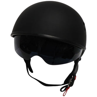 Z-5 Matte Black Half Helmet by Zoan