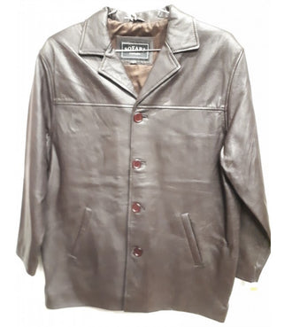 Casual Lamb Leather Jacket Brown M92B